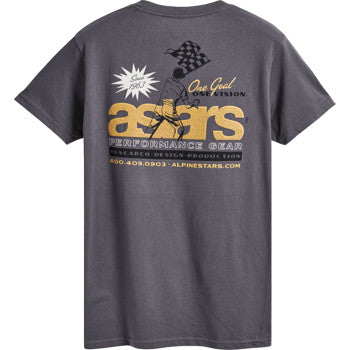 ALPINESTARS Flagged T-Shirt - Charcoal - XL 12337215018XL