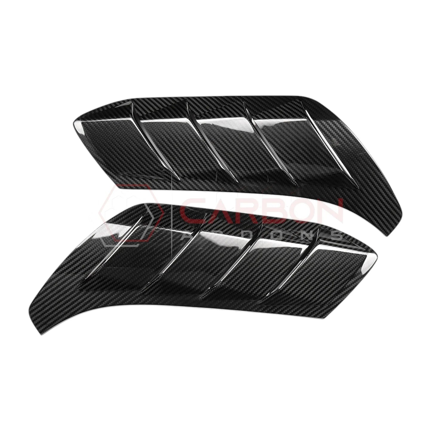 2021+ Bronco Raptor Real Carbon Fiber Fender Vent Trim Covers