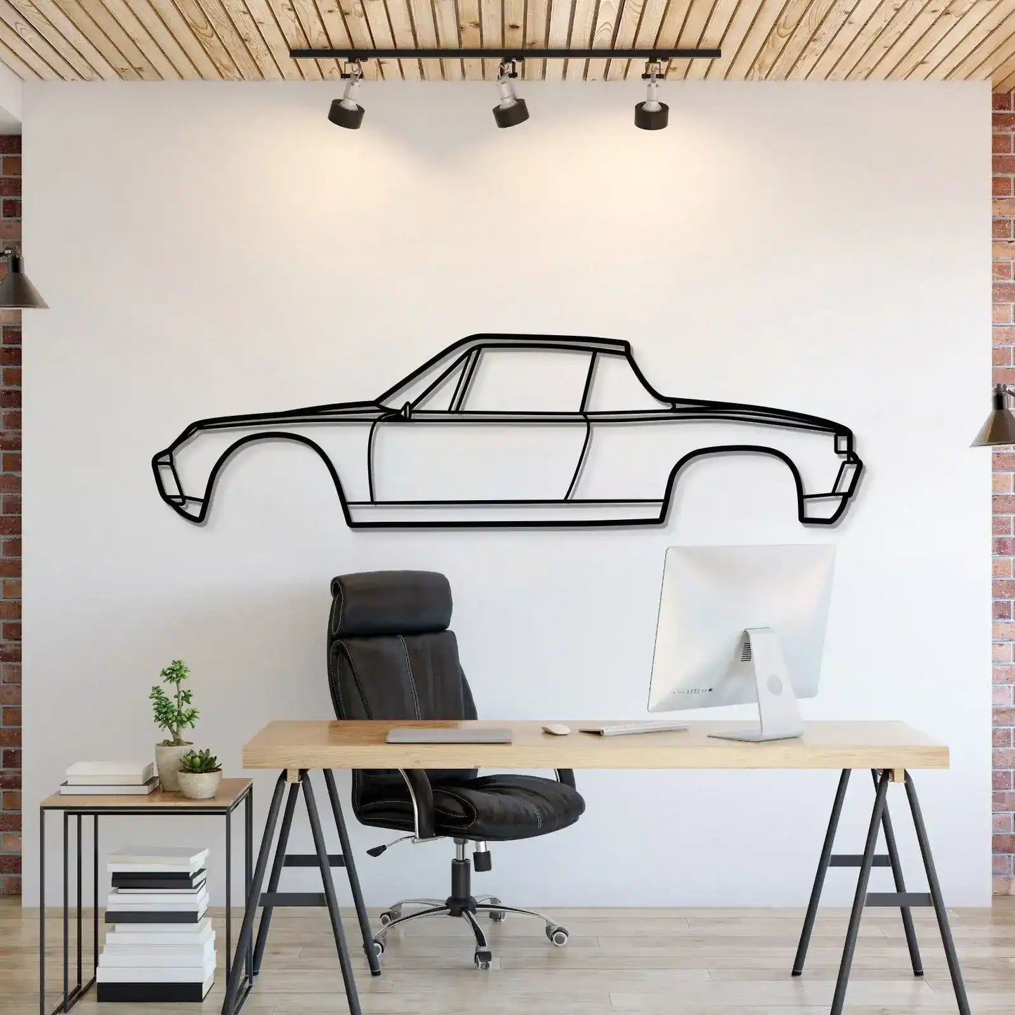 914-6 Metal Car Wall Art - MT0880