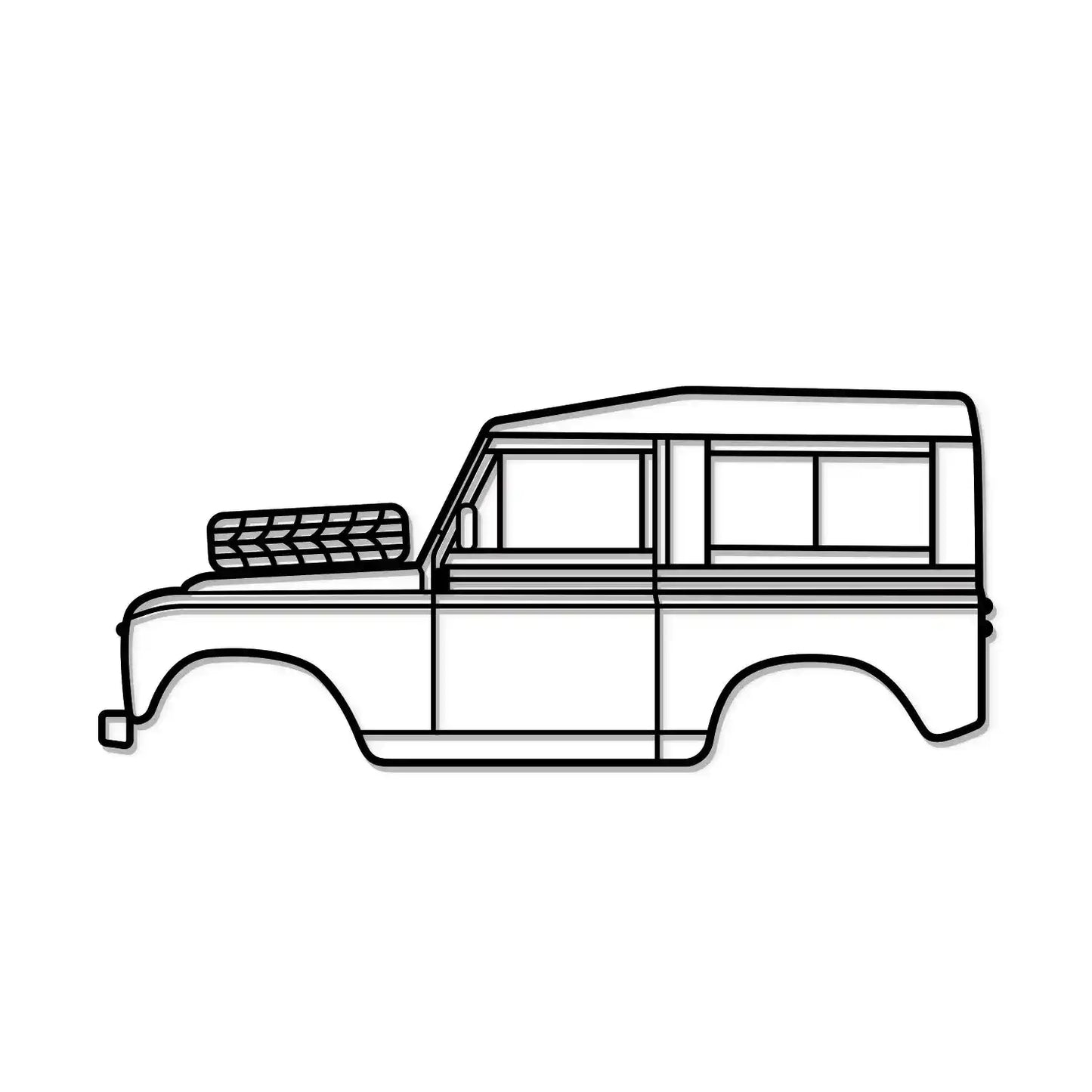 1972 Series III Metal Car Wall Art - MT0150