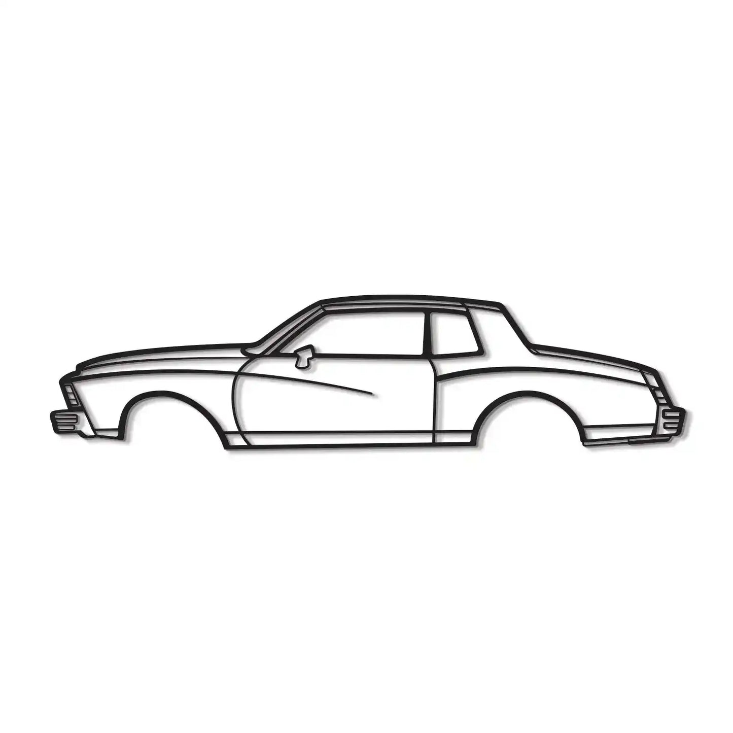 1979 Monte Carlo Metal Car Wall Art - MT0184