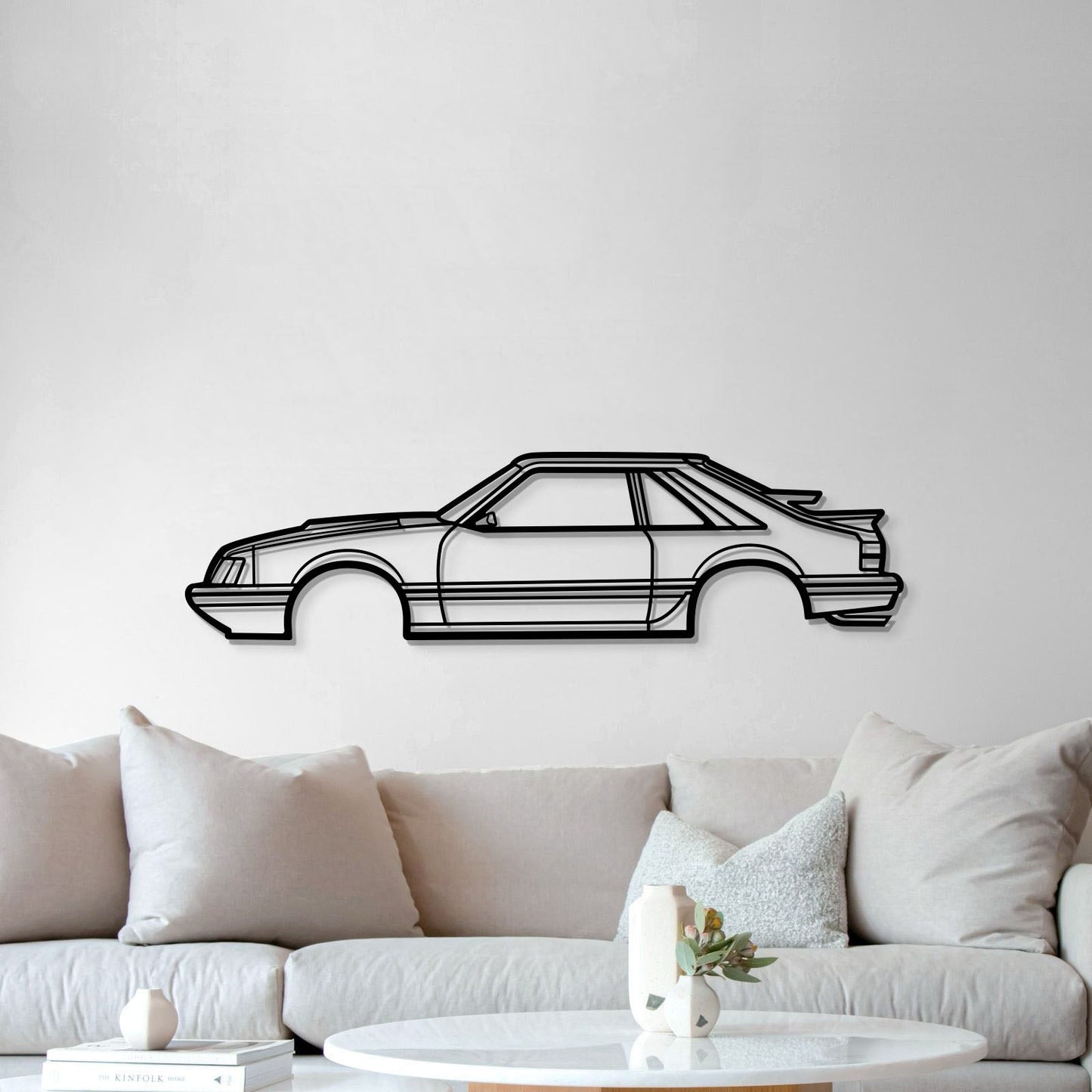 1986 Mustang SVO Metal Car Wall Art - MT0207