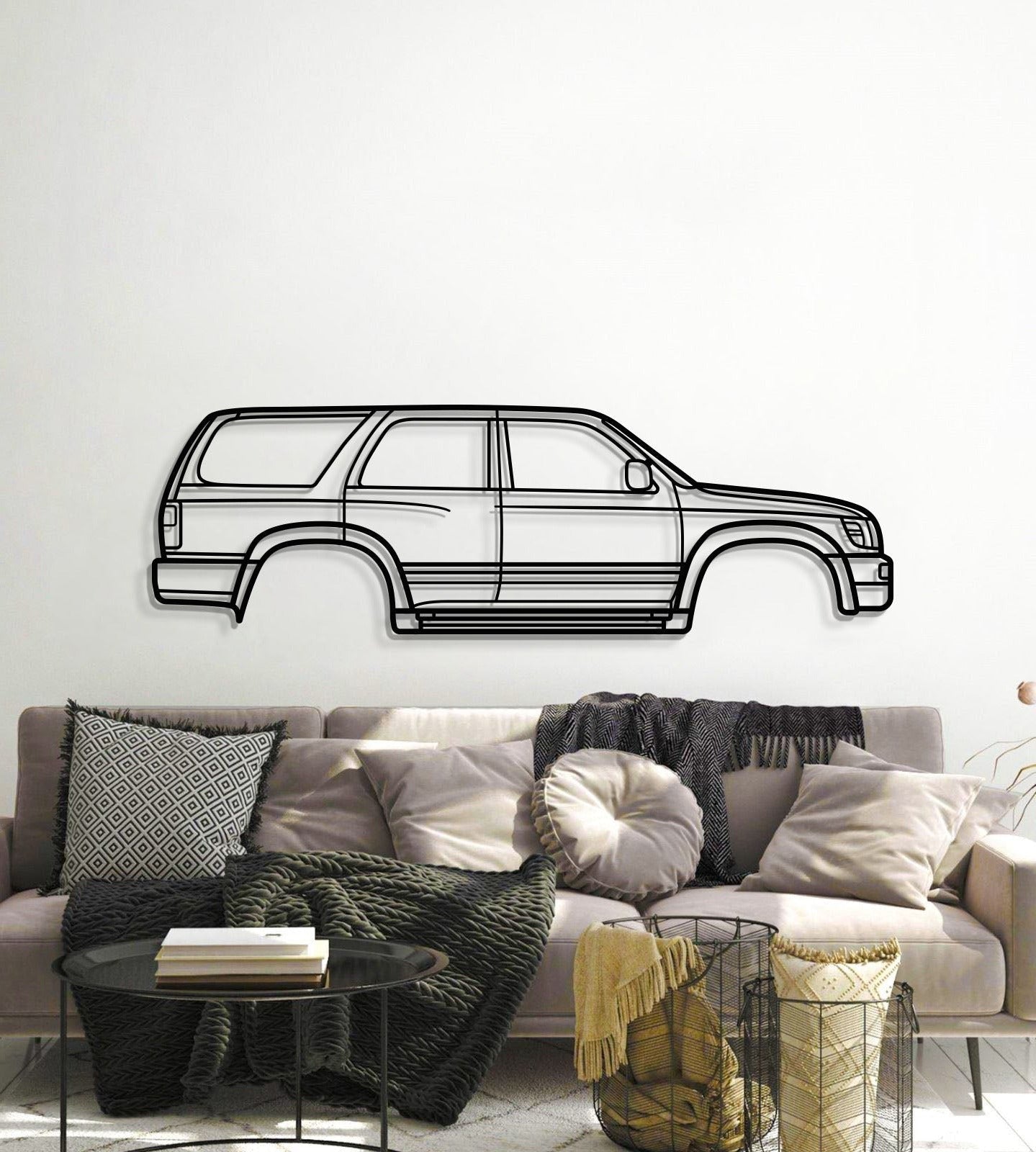 1996 4Runner 3rd Gen (N180) Metal Car Wall Art - MT0257