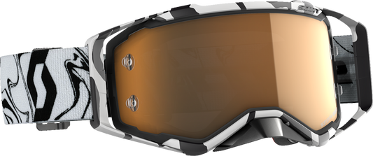 SCOTT Prospect Amplifier Goggles - Marble Black/White - Gold Chrome Works 285536-7082324