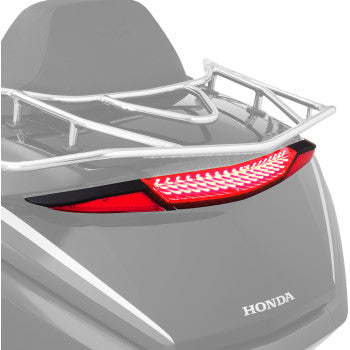 SHOW CHROME LED Trunk Light - Red Lens - Black - GL1800 52-970RBK