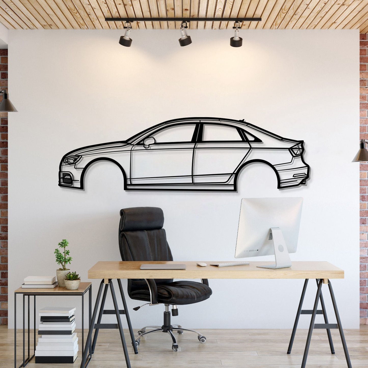 2015 S3 Metal Car Wall Art - MT0515