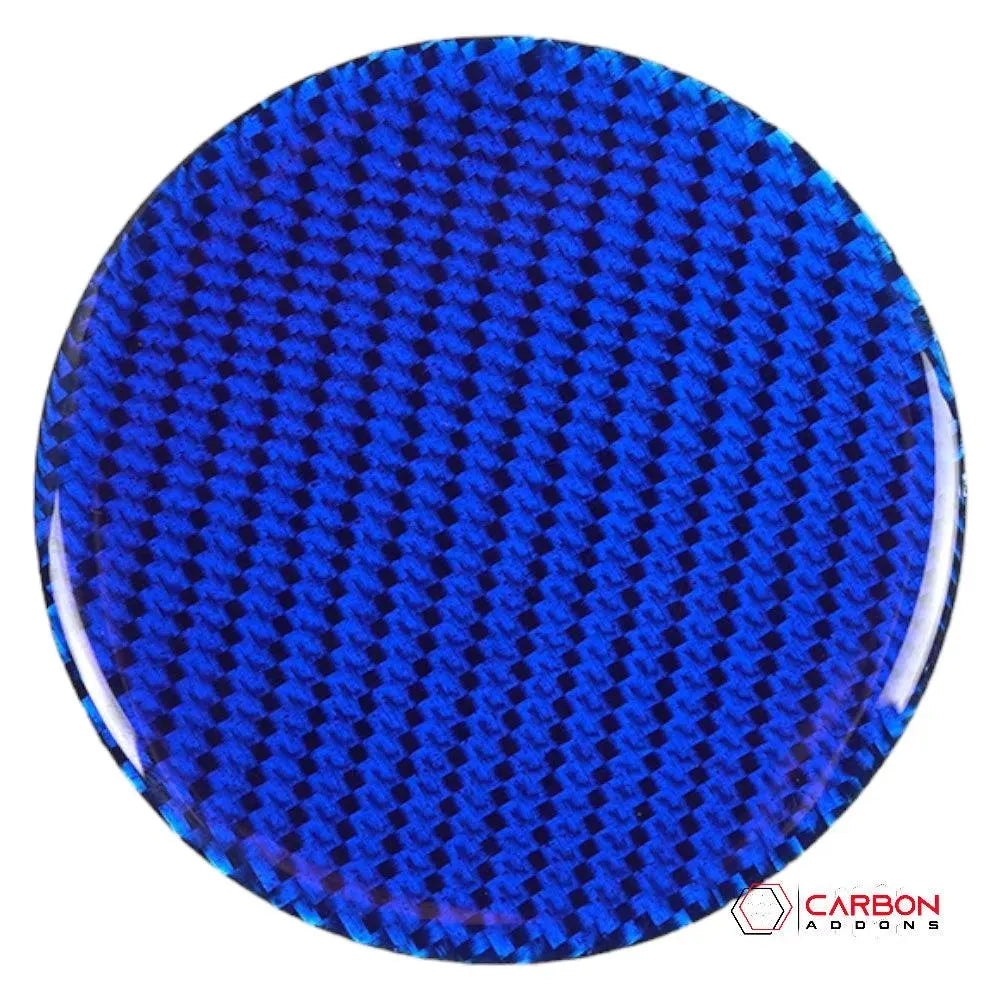 2016-2024 Camaro Carbon Fiber Shift Knob Top Chrome Delete Cover