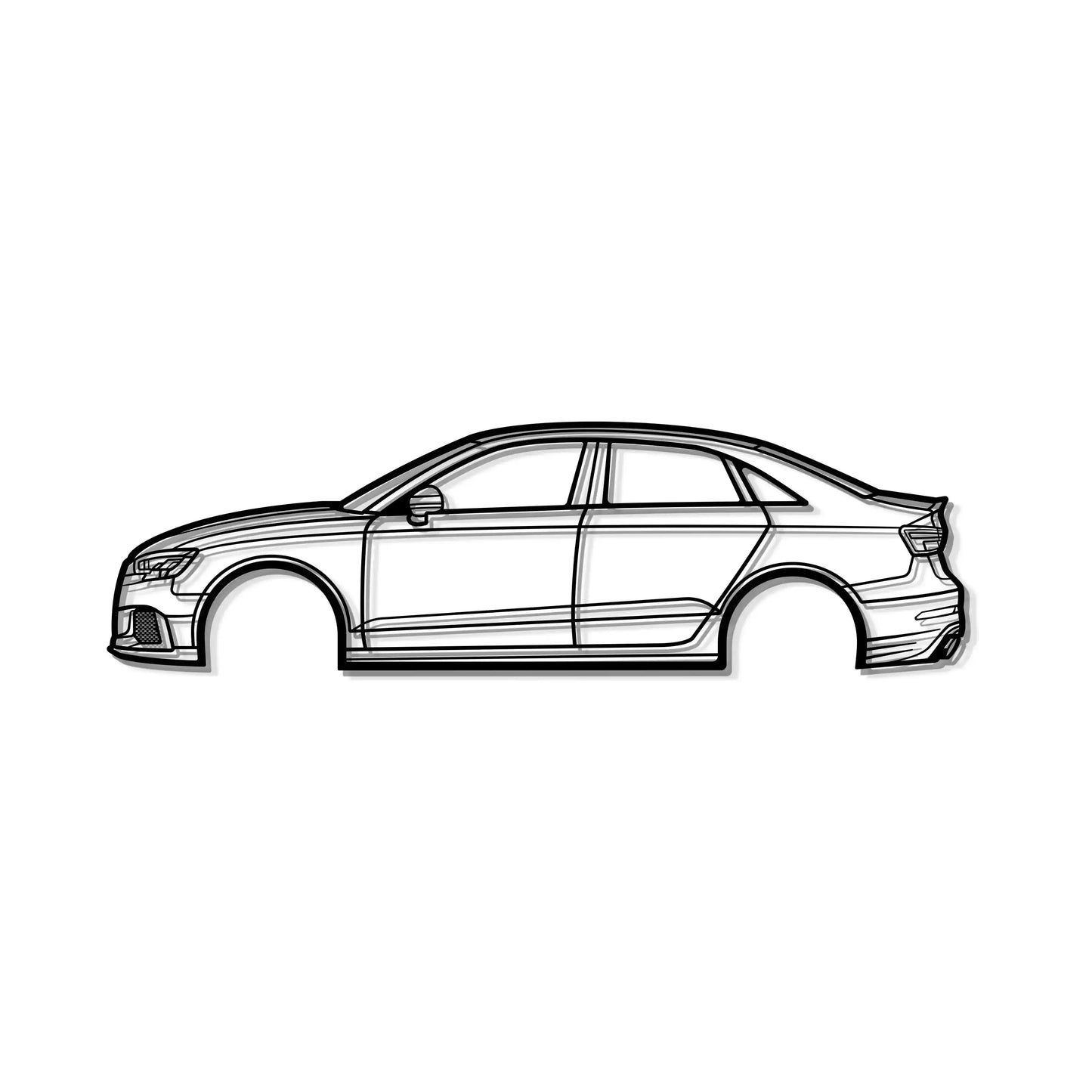 2017 RS3 Metal Car Wall Art - MT0602