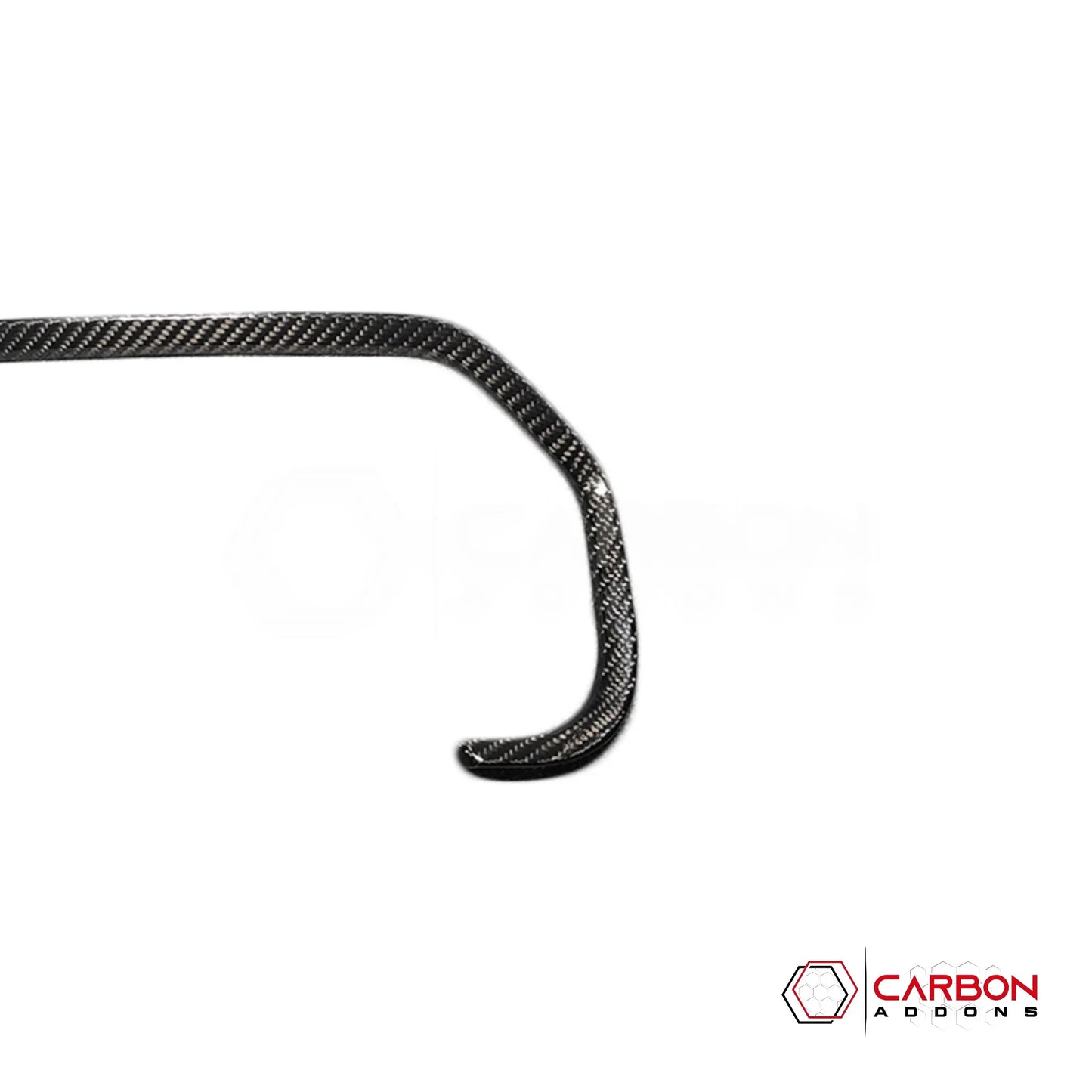 Real Carbon Fiber Gauge Cluster Trim Cover for 2021+ Ford F-150 (Chrome Delete)