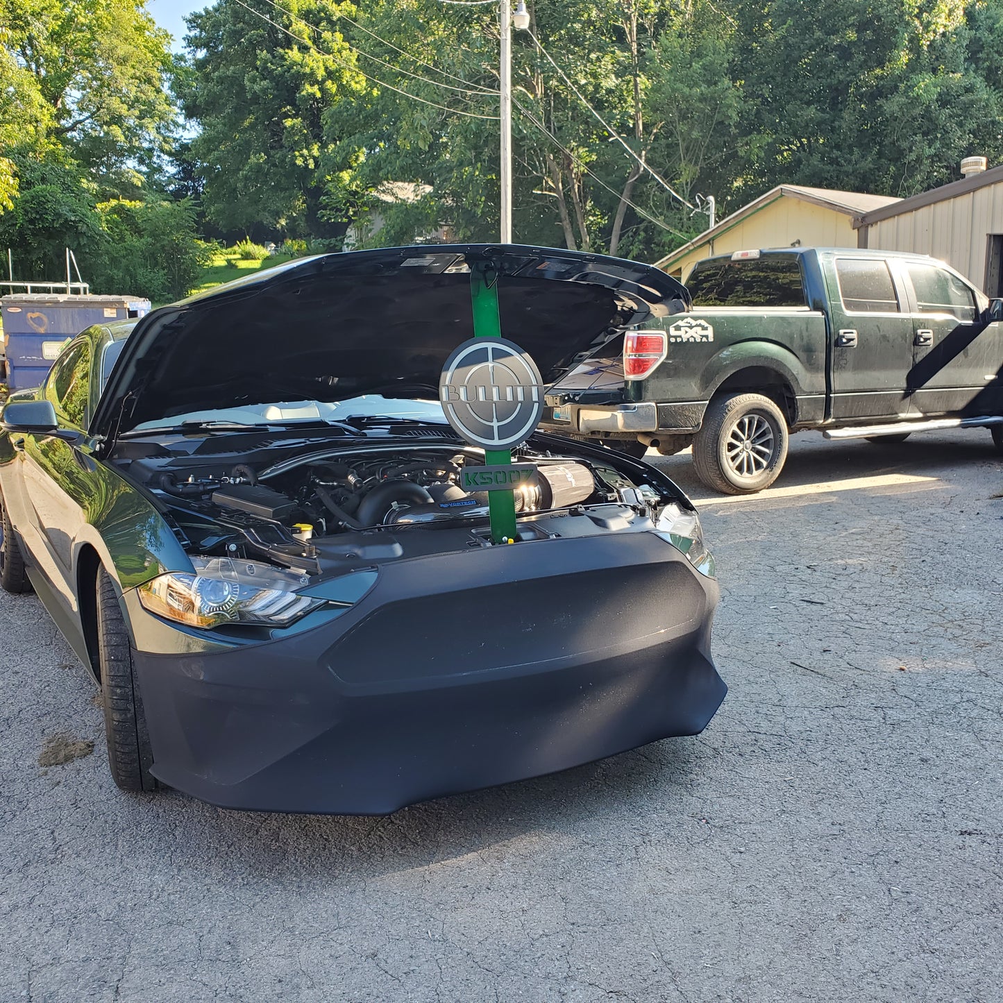 Bullitt Mustang Hood Prop