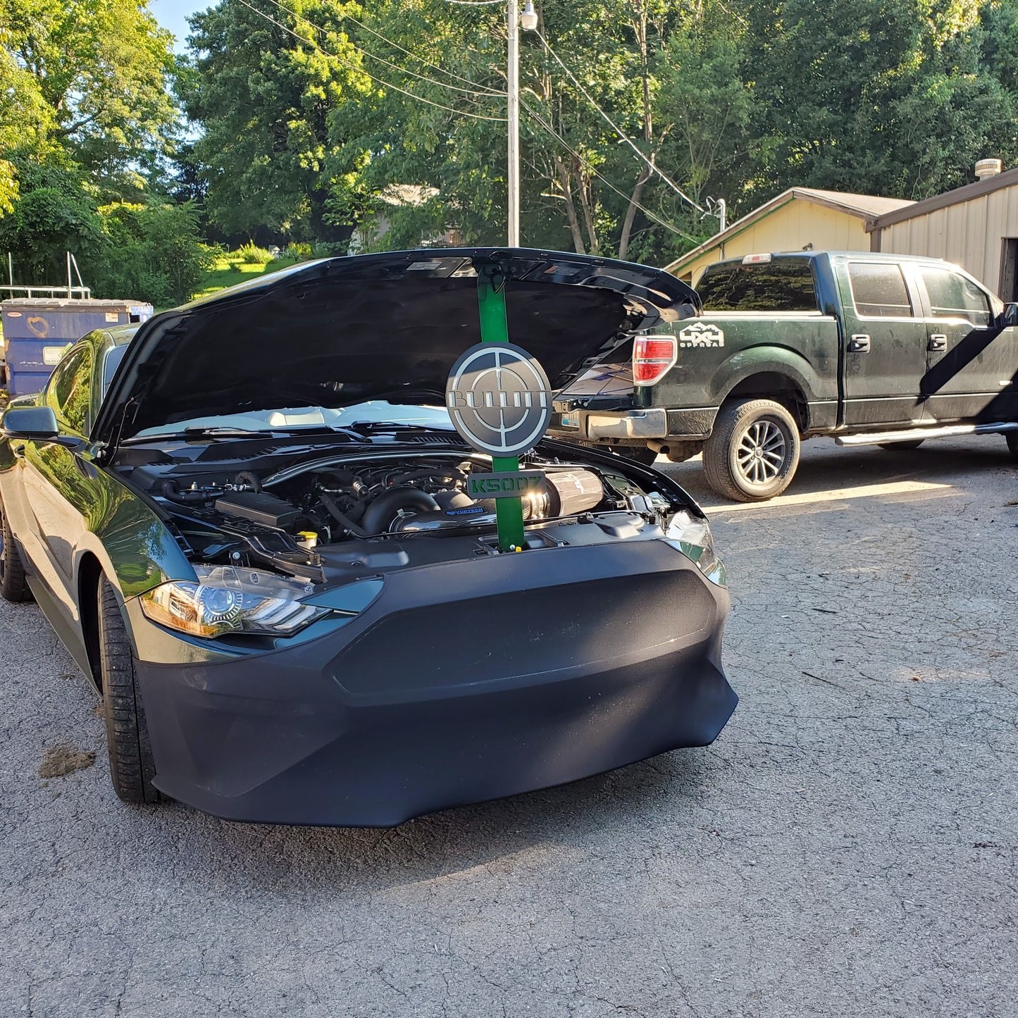Bullitt Mustang Hood Prop
