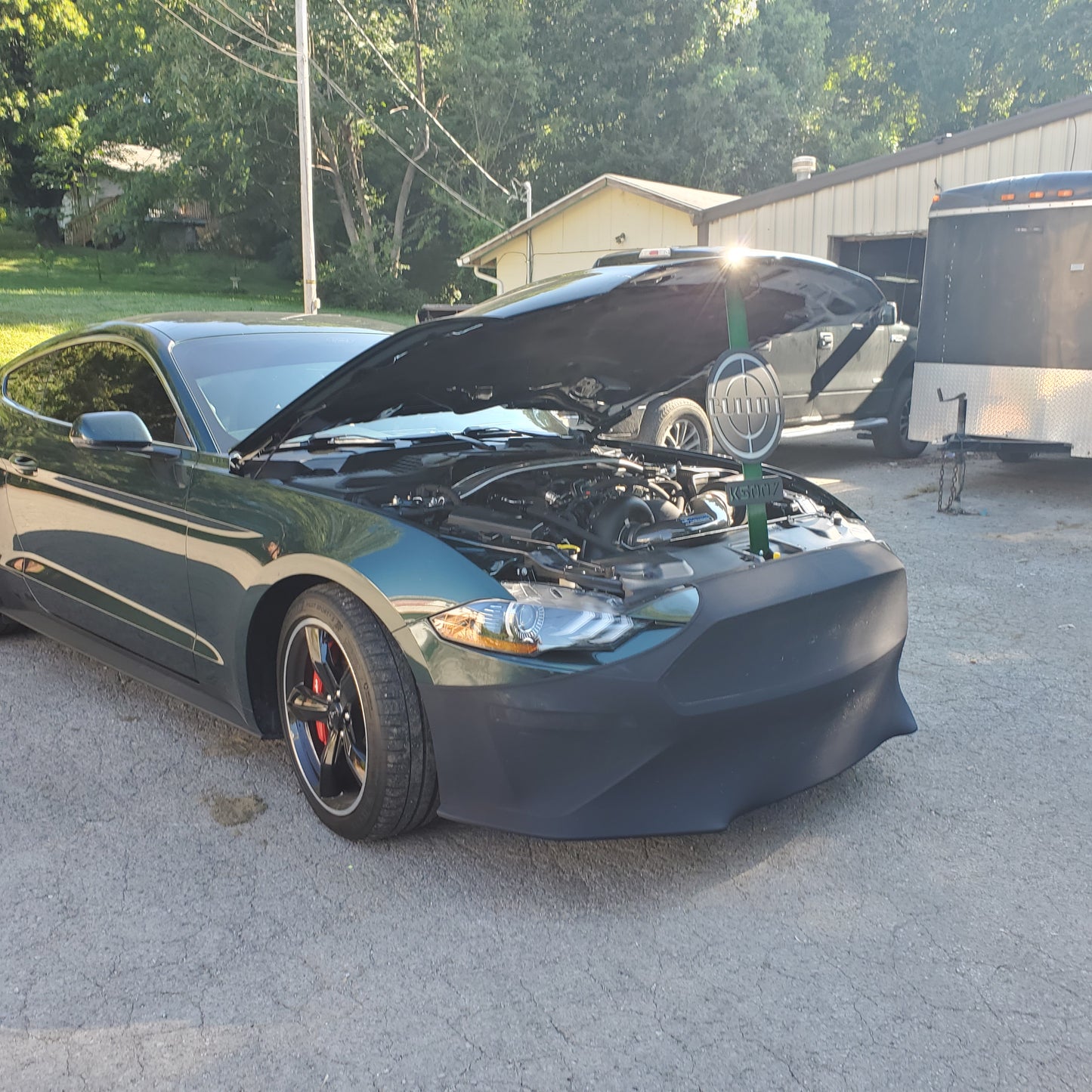 Bullitt Mustang Hood Prop