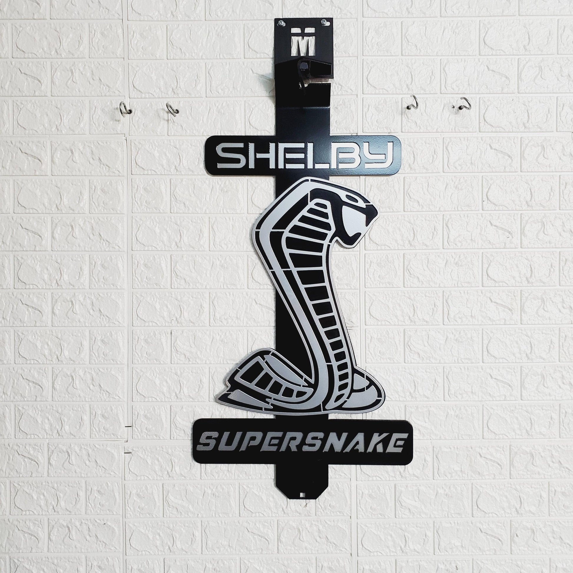 Custom Shelby Super Snake Hood Prop - Handcrafted, Choice of Size & Color, Iconic Snake Logo Centerpiece - Martin Metalwork LLC