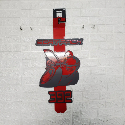 Scat pack Superbee Custom hood prop - Martin Metalwork LLC