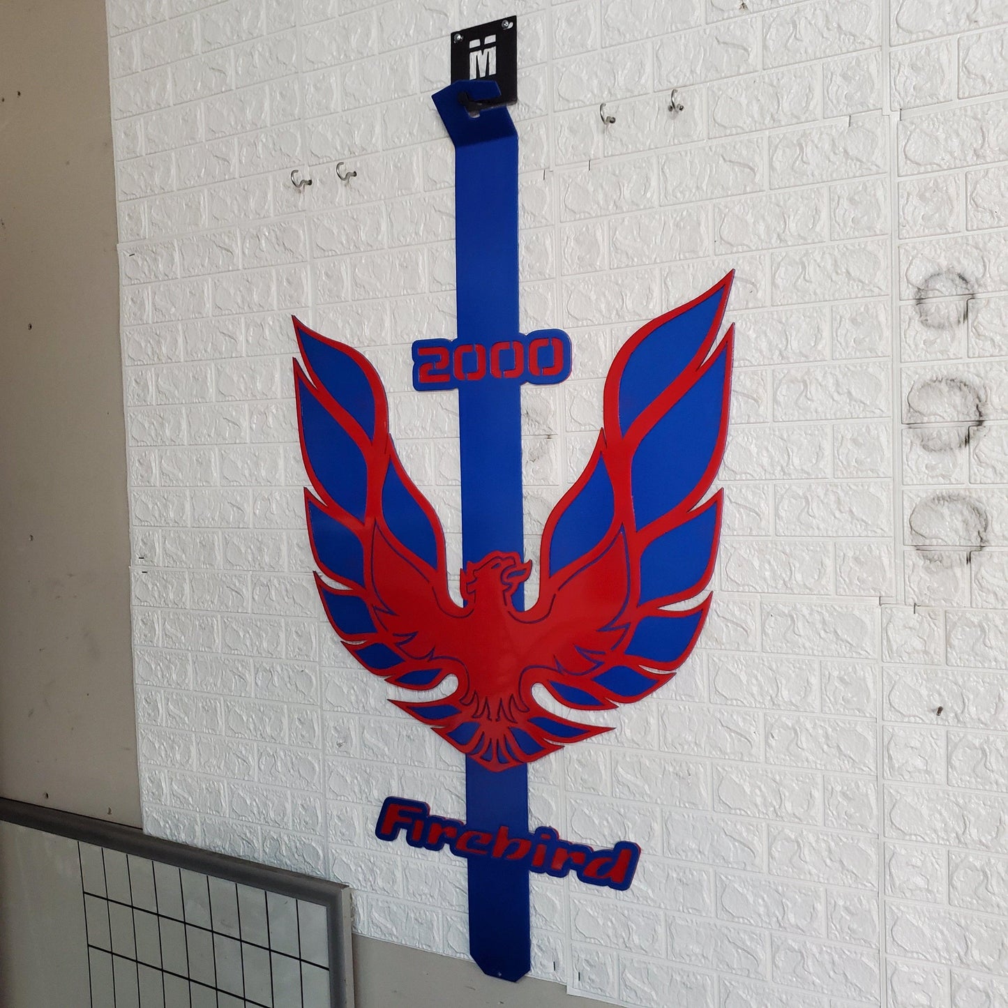 Custom 4th Gen Firebird Hood Prop - Handcrafted, 36" Tall, Personalized Logo Details - Martin Metalwork LLC
