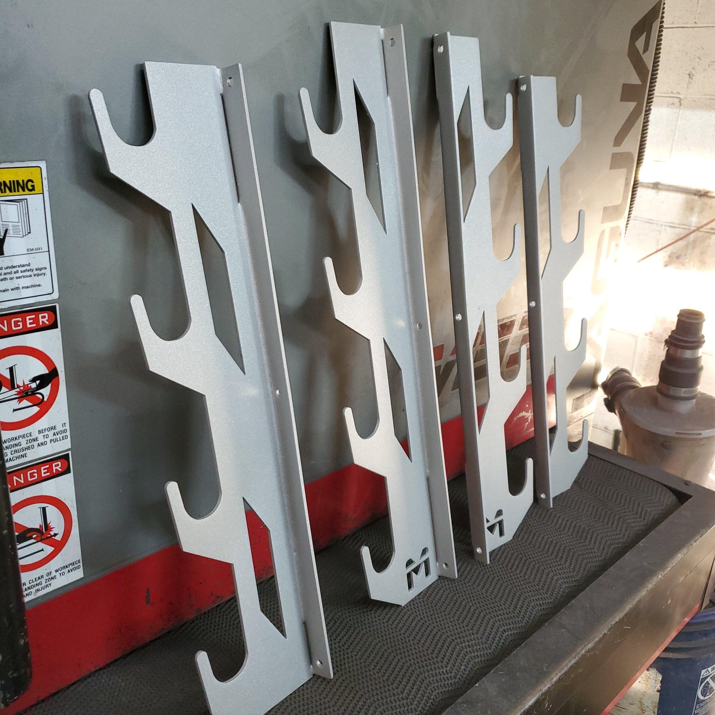 Wall-Mounted Vinyl, Tint, Paper & Cloth Wrap Rack - Modular Storage | Martin Metalwork" - Martin Metalwork LLC