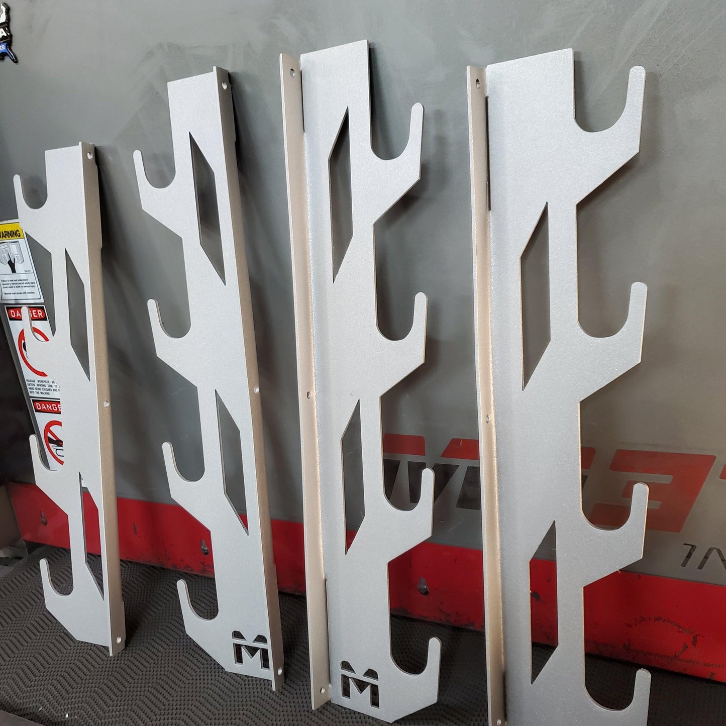 Wall-Mounted Vinyl, Tint, Paper & Cloth Wrap Rack - Modular Storage | Martin Metalwork" - Martin Metalwork LLC