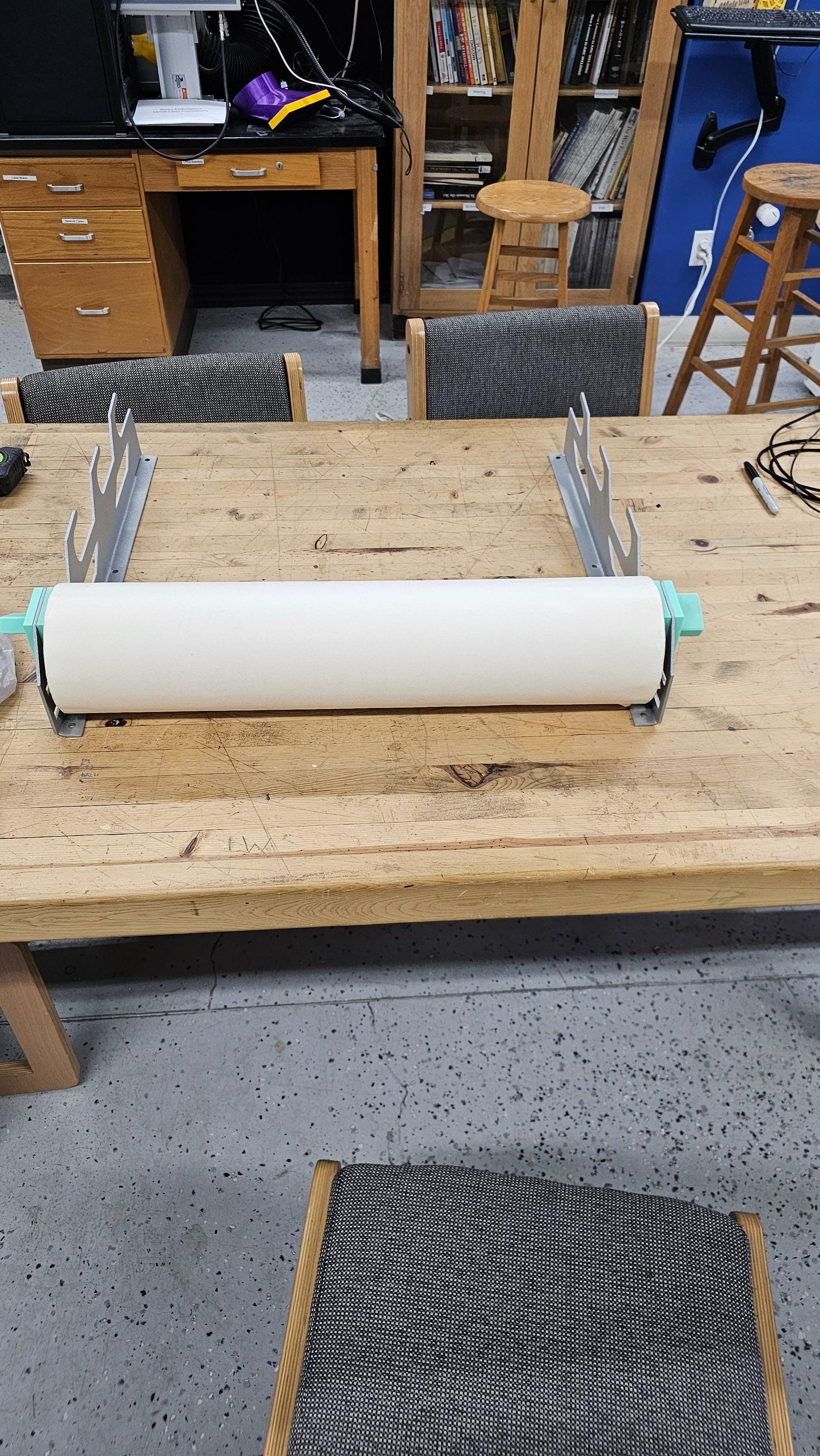 Quick load add-on for tint and vinyl racks - Martin Metalwork LLC