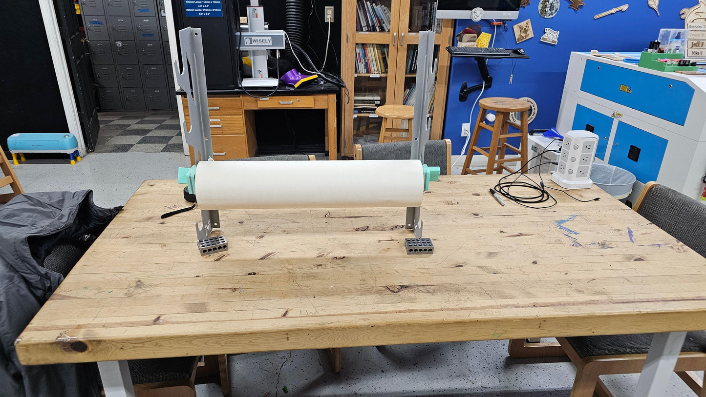 Quick load add-on for tint and vinyl racks - Martin Metalwork LLC