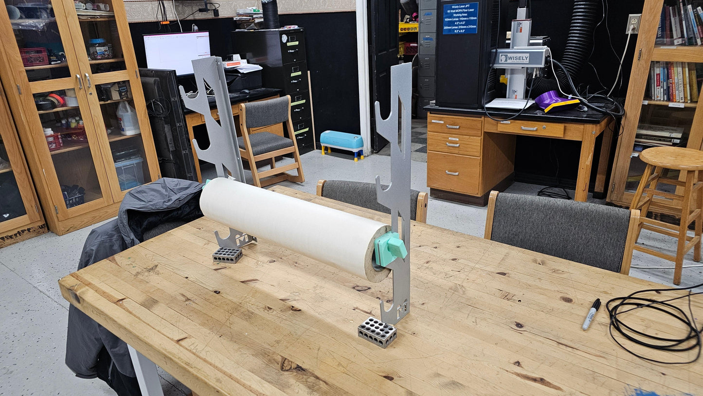 Quick load add-on for tint and vinyl racks - Martin Metalwork LLC