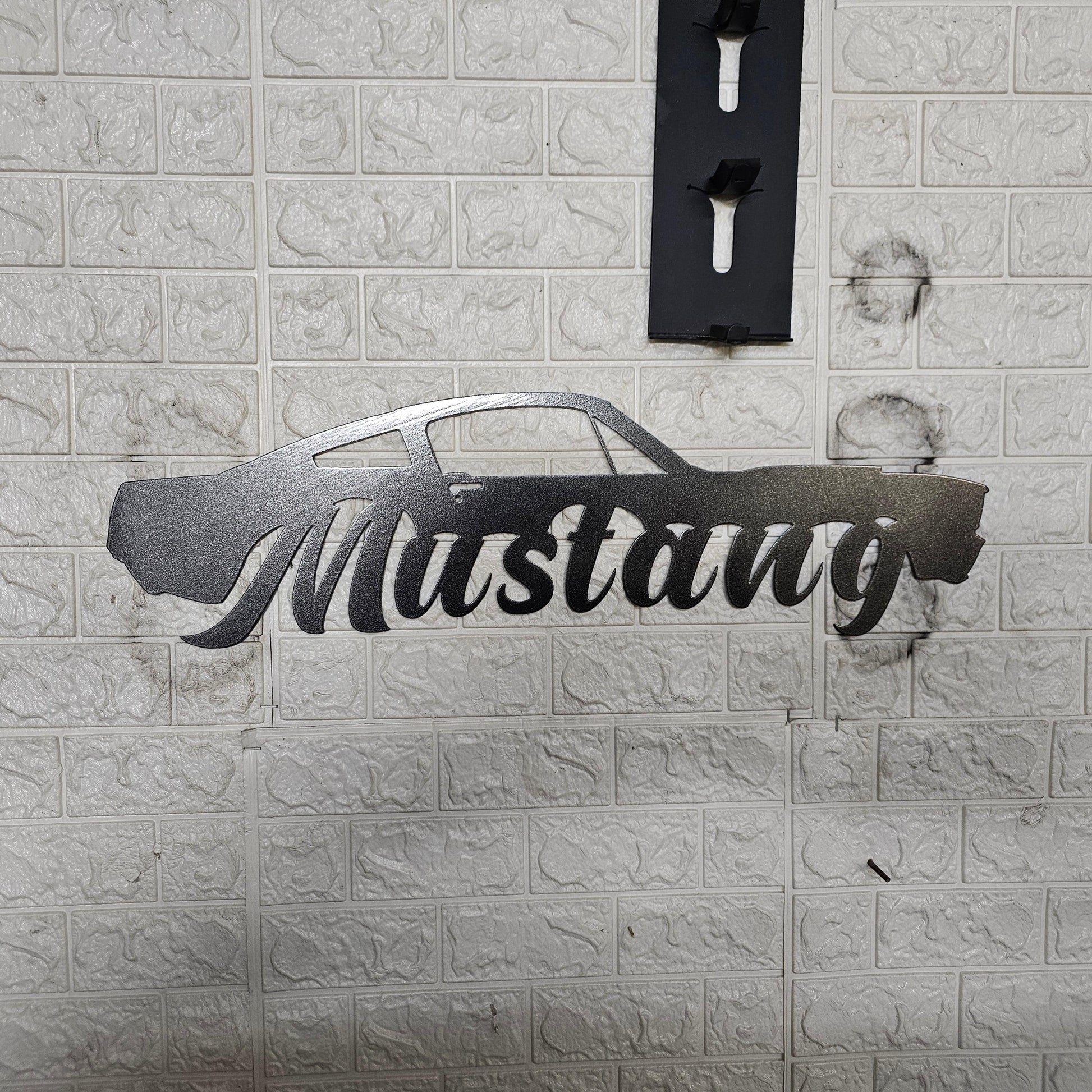classic fastback Mustang Metal Wall Art Décor - Martin Metalwork LLC