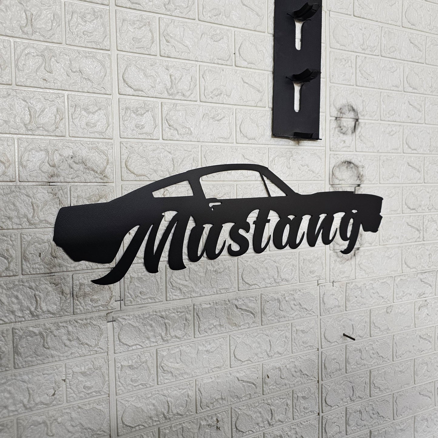 classic fastback Mustang Metal Wall Art Décor - Martin Metalwork LLC