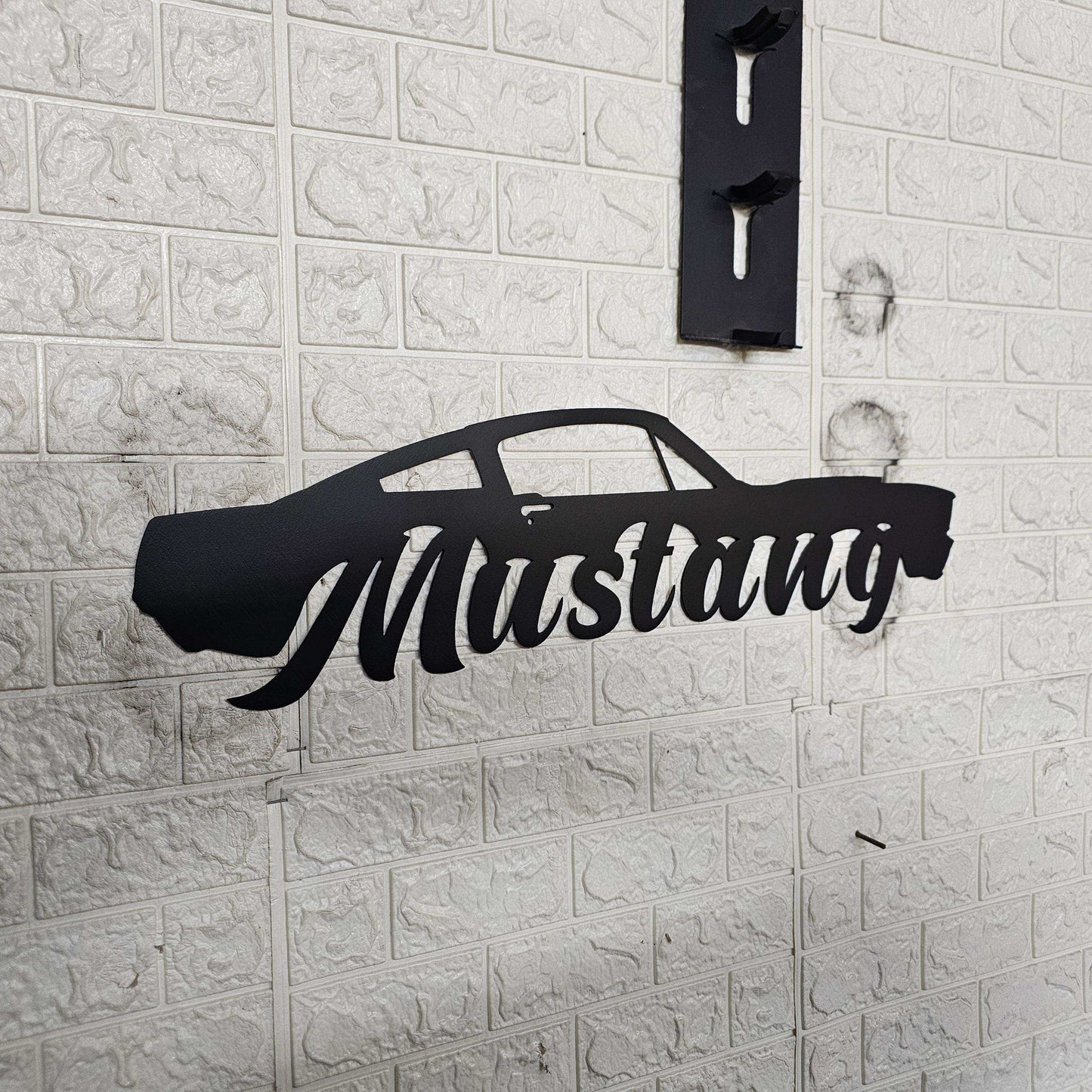 classic fastback Mustang Metal Wall Art Décor - Martin Metalwork LLC
