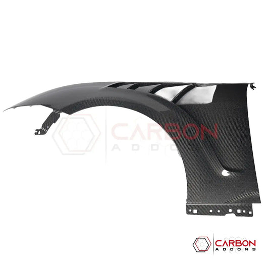 GTD-Style Carbon Fiber Front Fenders for 2024+ Ford Mustang (V2)