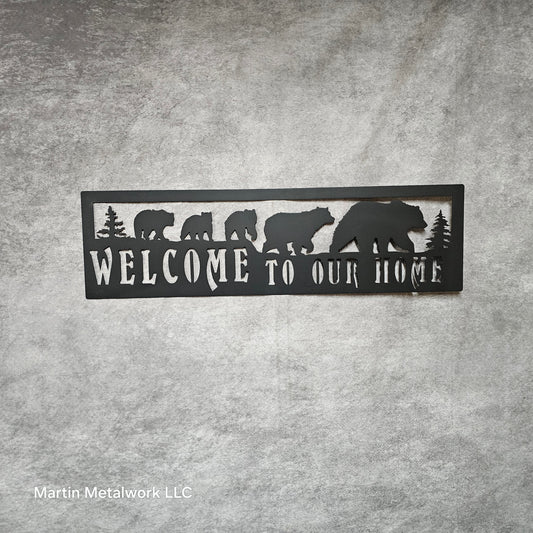 Welcome To Our Home Bears