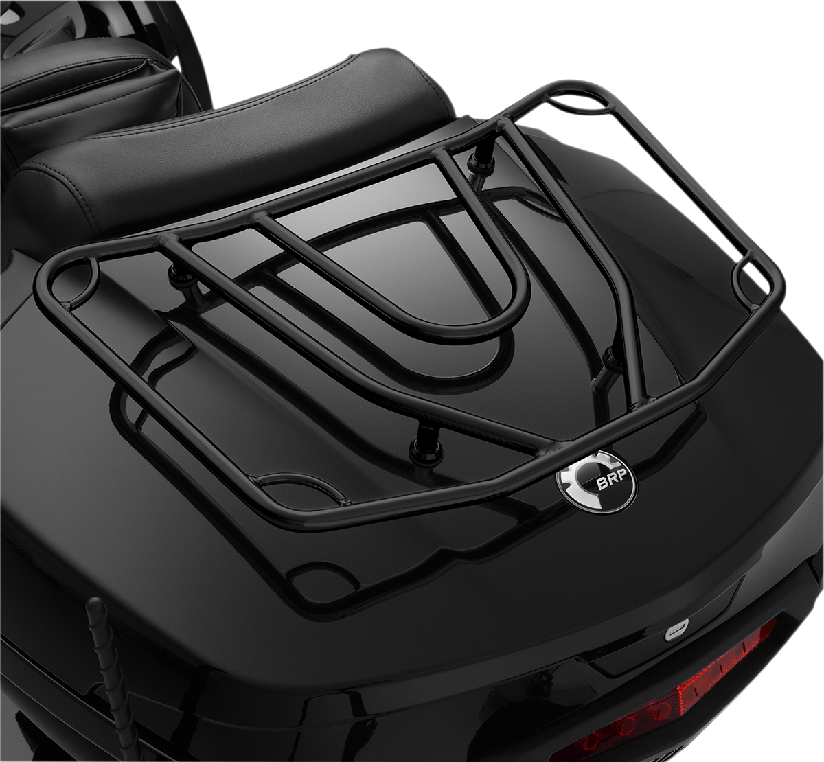 SHOW CHROME Tour Trunk Luggage Rack - Satin Black 41-355BK