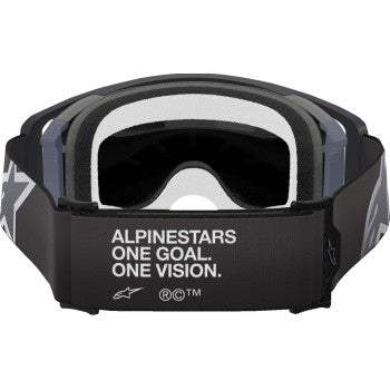 ALPINESTARS GOGGLES Supertech Goggle - Corp - Black/Gray - ABS Vision - Silver Mirror 5100325-1513