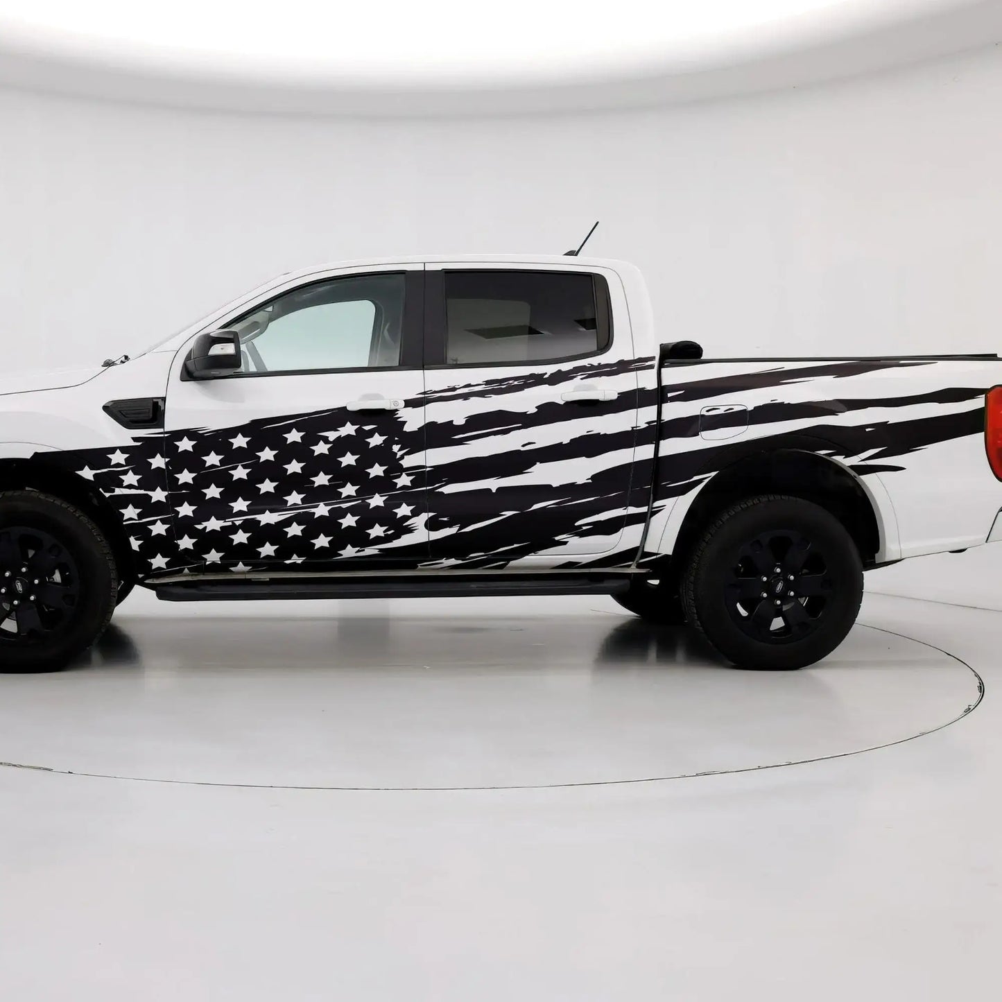 USA Flag Truck Decal Sticker. #6845