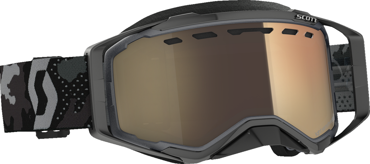 SCOTT Prospect Snow Cross Goggle - Dark Gray/Black - Light Sensitive Bronze Chrome 278603-2006245