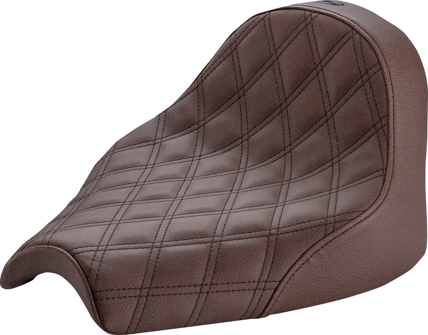 SADDLEMEN Seat - Renegade Solo - Lattice Stitched - Brown I21-04-002BLS
