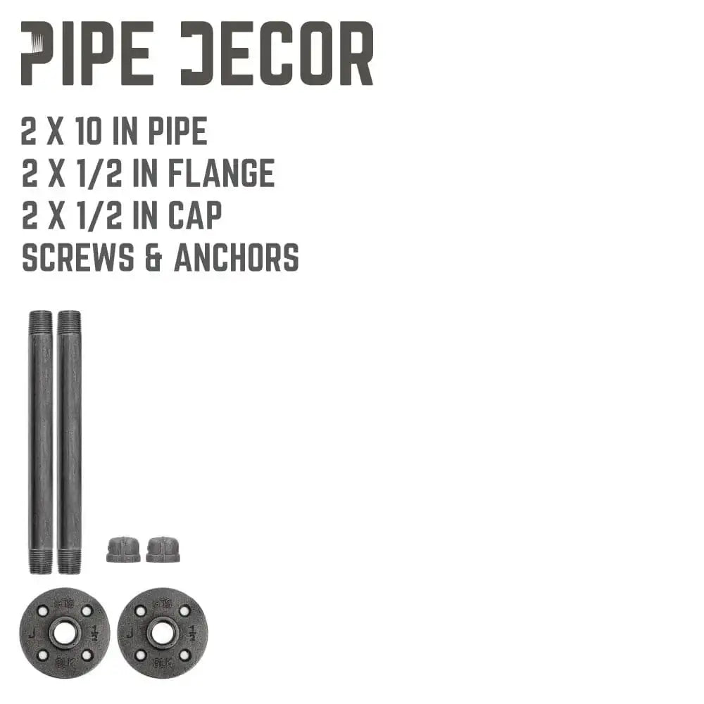 1/2 in. x 10 in. Shelf Bracket Kit, 2 Pack