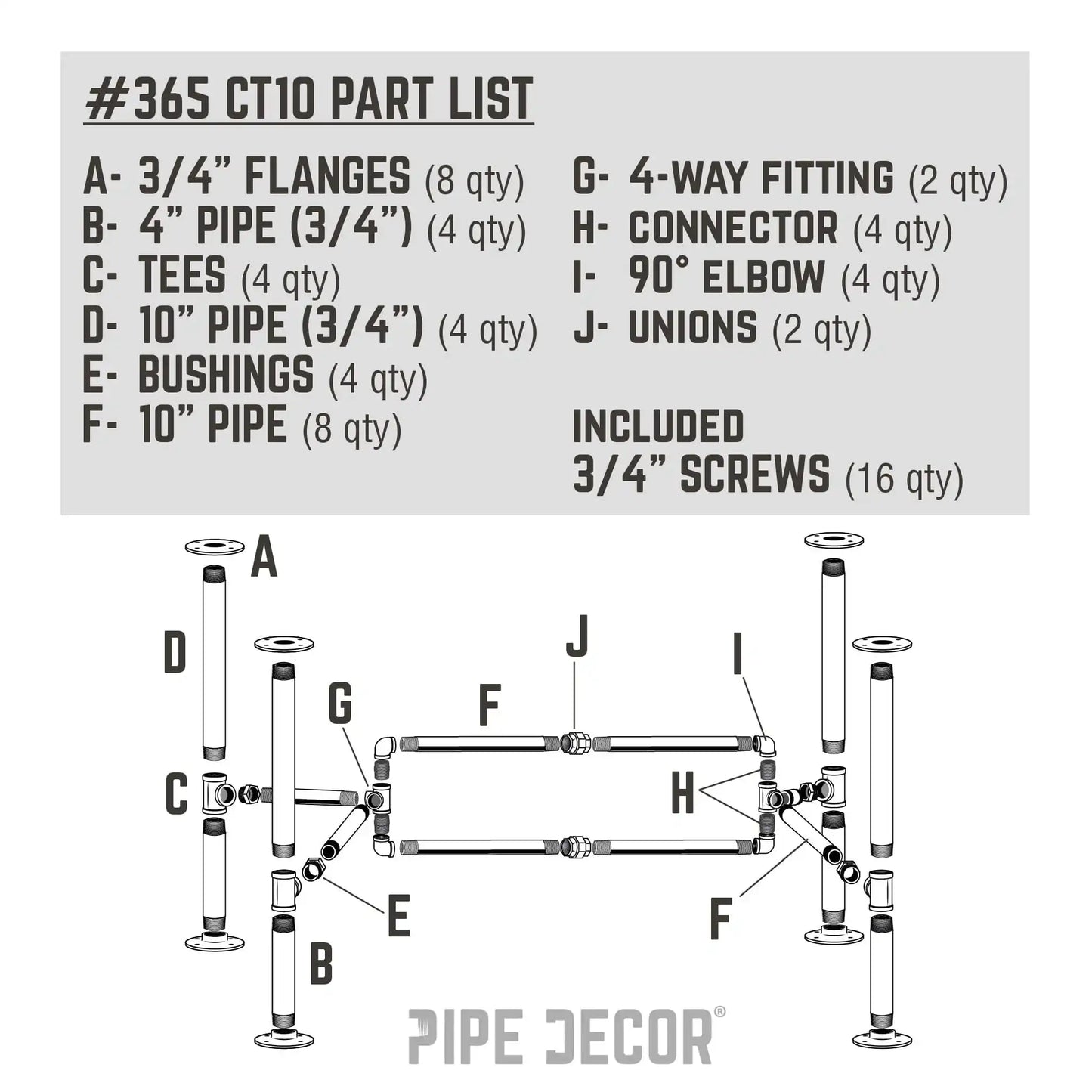 Loop Coffee Table By PIPE DECOR