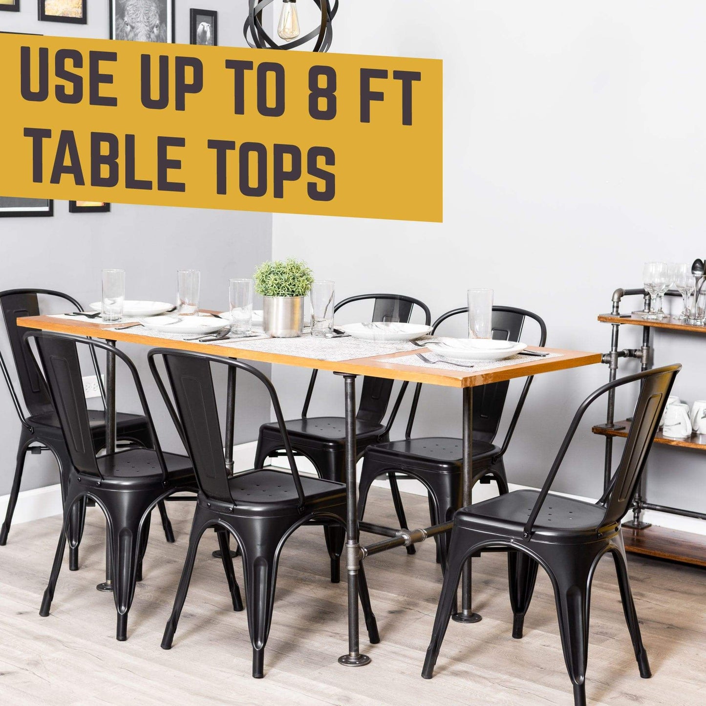 Poker Kitchen Table By PIPE DECOR