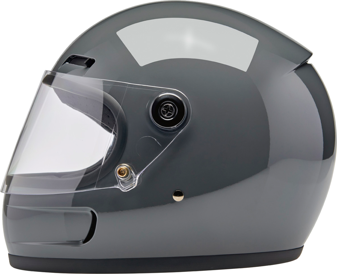 BILTWELL Gringo SV Helmet - Gloss Storm Gray - Large 1006-109-504