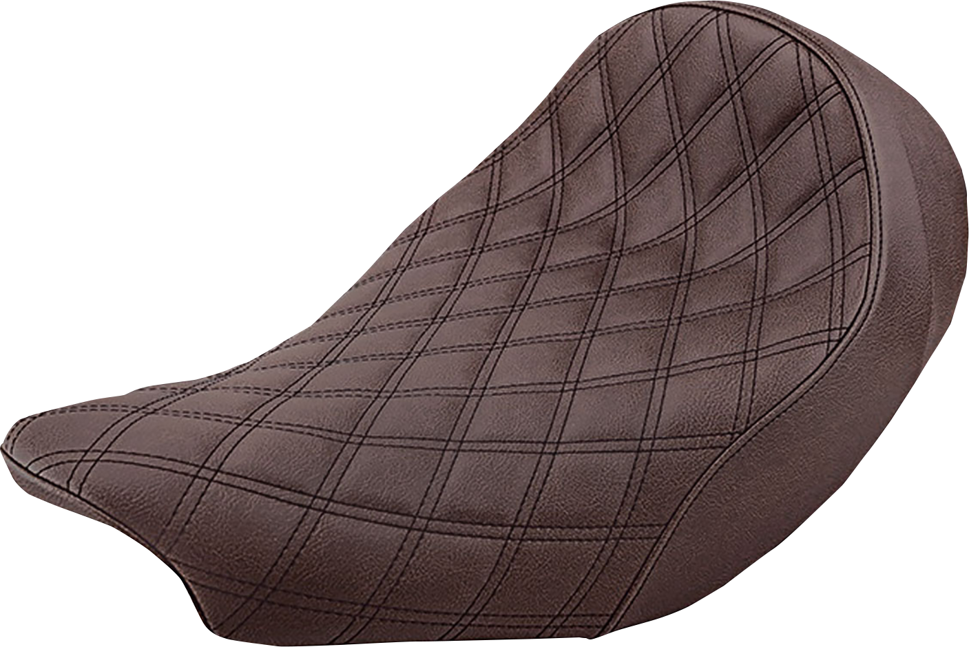 SADDLEMEN Renegade Solo Seat - Lattice Stitched - Brown I14-07-002BLS