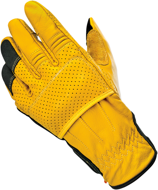 BILTWELL Borrego Gloves - Gold/Black - Medium 1506-0701-303