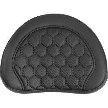 SADDLEMEN RoadSofa™ Sissy Bar Pad - Honeycomb - Black Stitching 51349