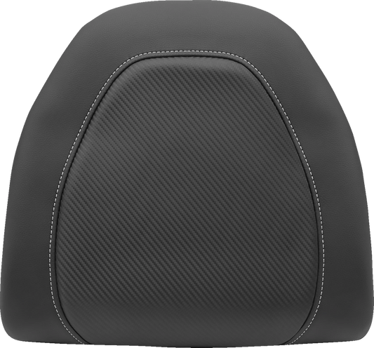 SADDLEMEN Tour-Pak Backrest Pad Cover - Carbon Fiber - Black 88-11884CF