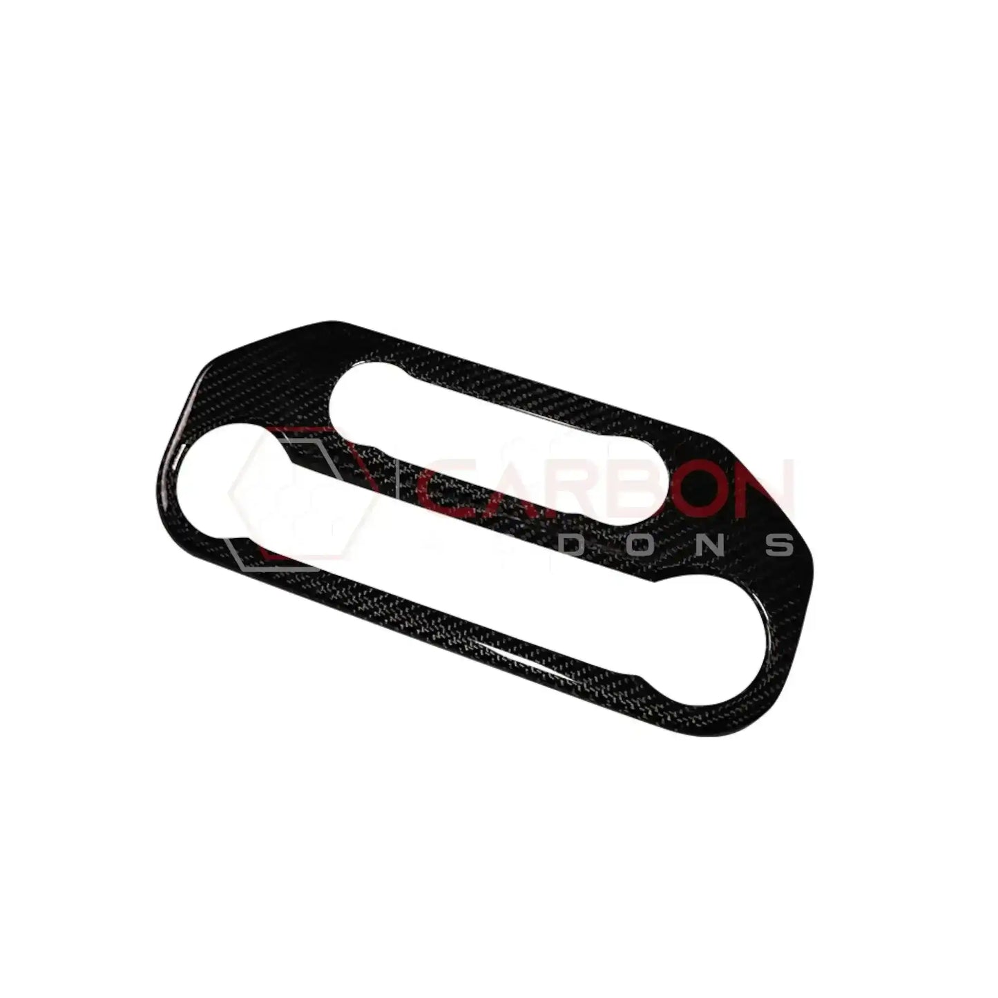 Real Carbon Fiber Radio & AC Control Panel Cover For 2021+ Ford Bronco