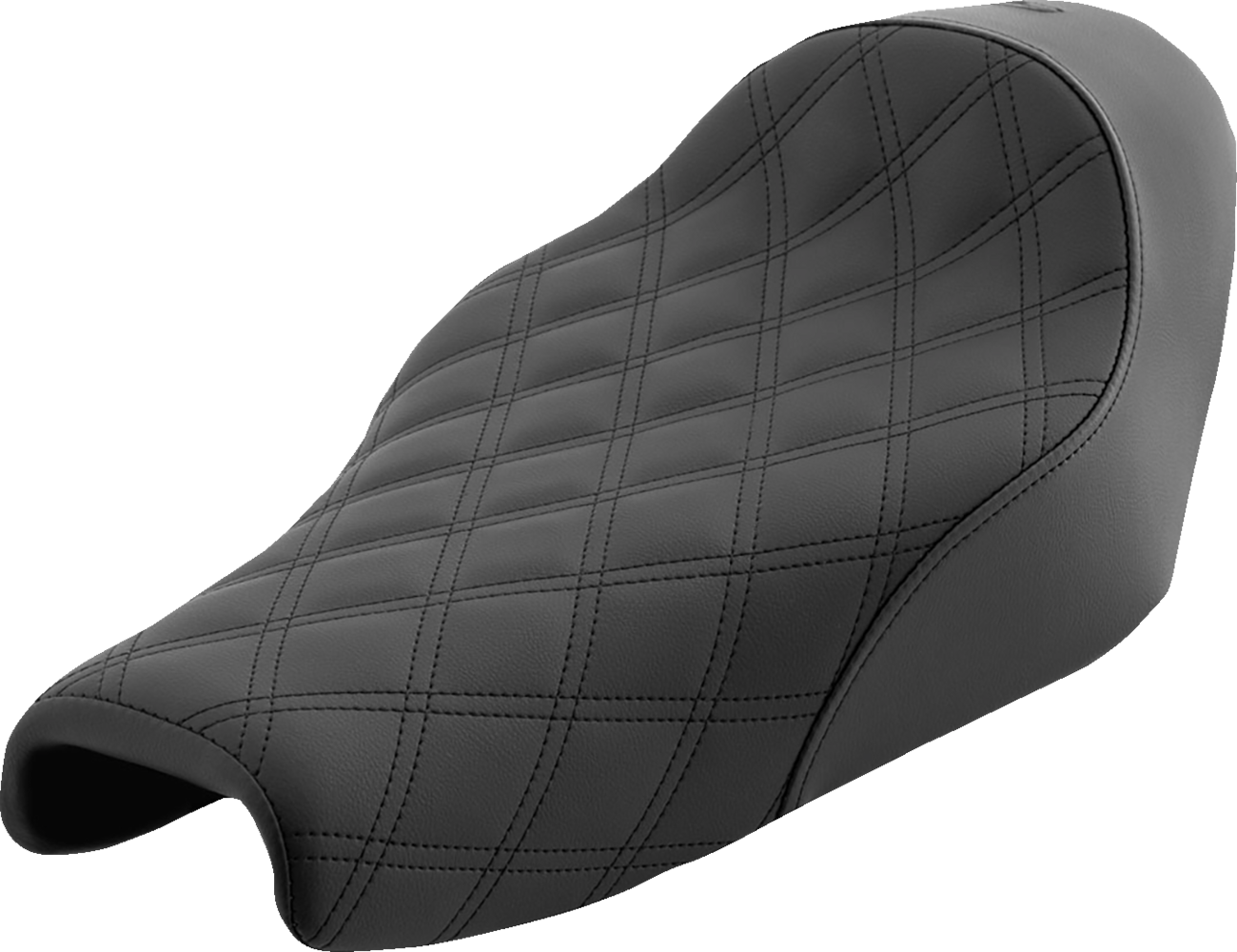 SADDLEMEN Renegade Solo Seat - Lattice Stitched - Black - XL 807-11-002LS