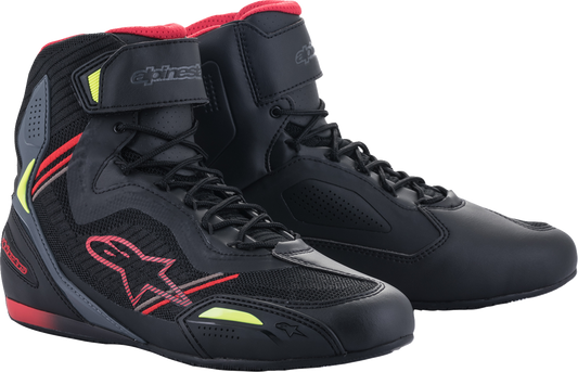 ALPINESTARS Faster-3 Rideknit® Shoes - Black/Red/Yellow - US 10.5 251031913611