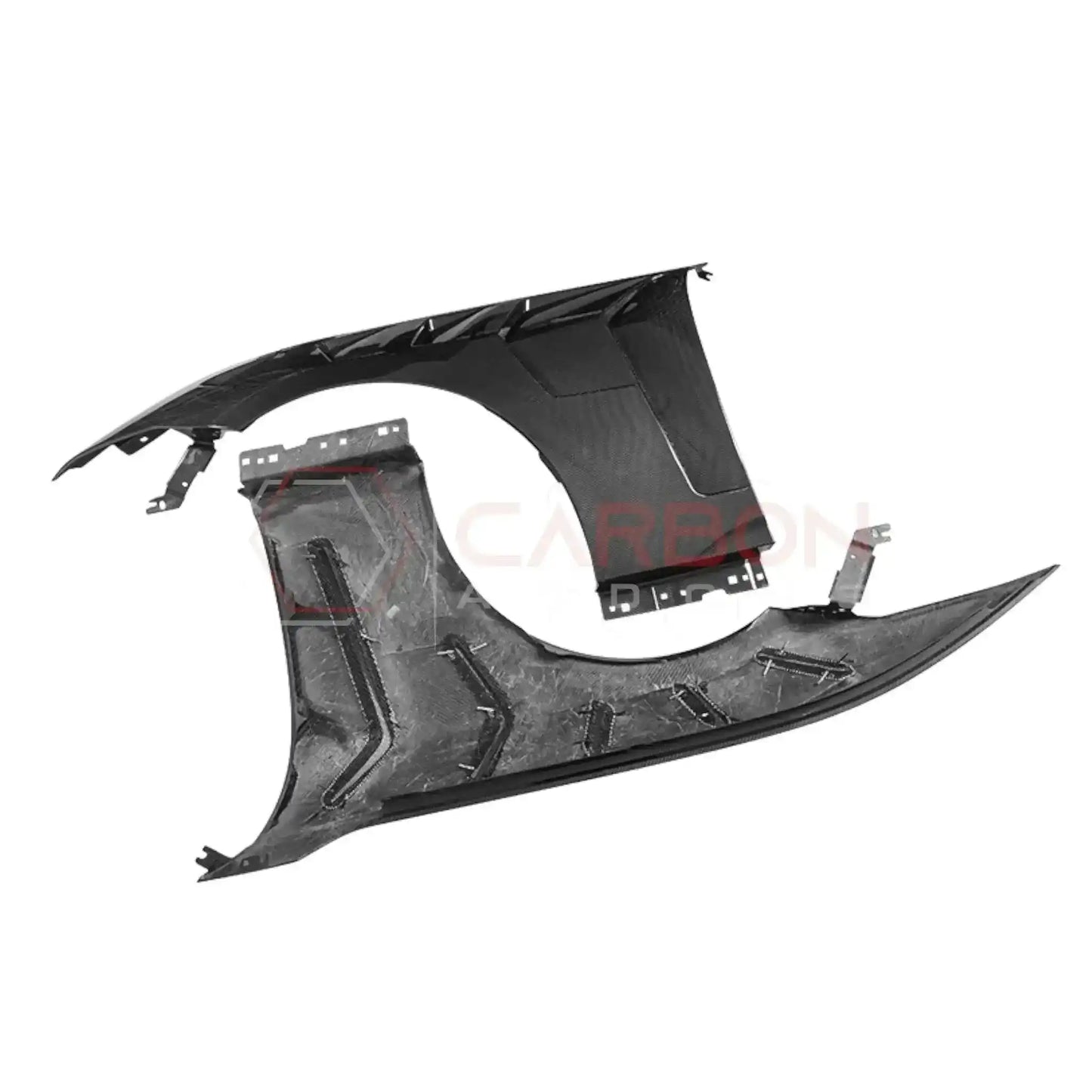 GTD-Style Carbon Fiber Front Fenders for 2024+ Ford Mustang (V1)
