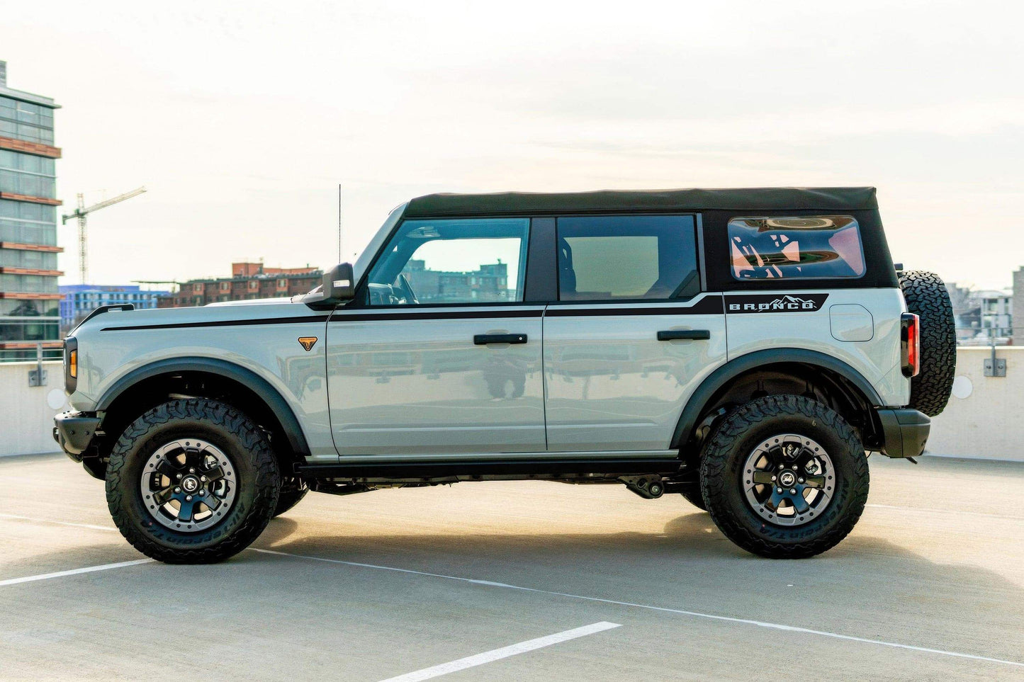 Offroad Overland Bronco Stripes Decal Sticker. #7035