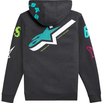 ALPINESTARS Variegate Zip Hoodie - Gunmetal - Large 1215-53200-190-L