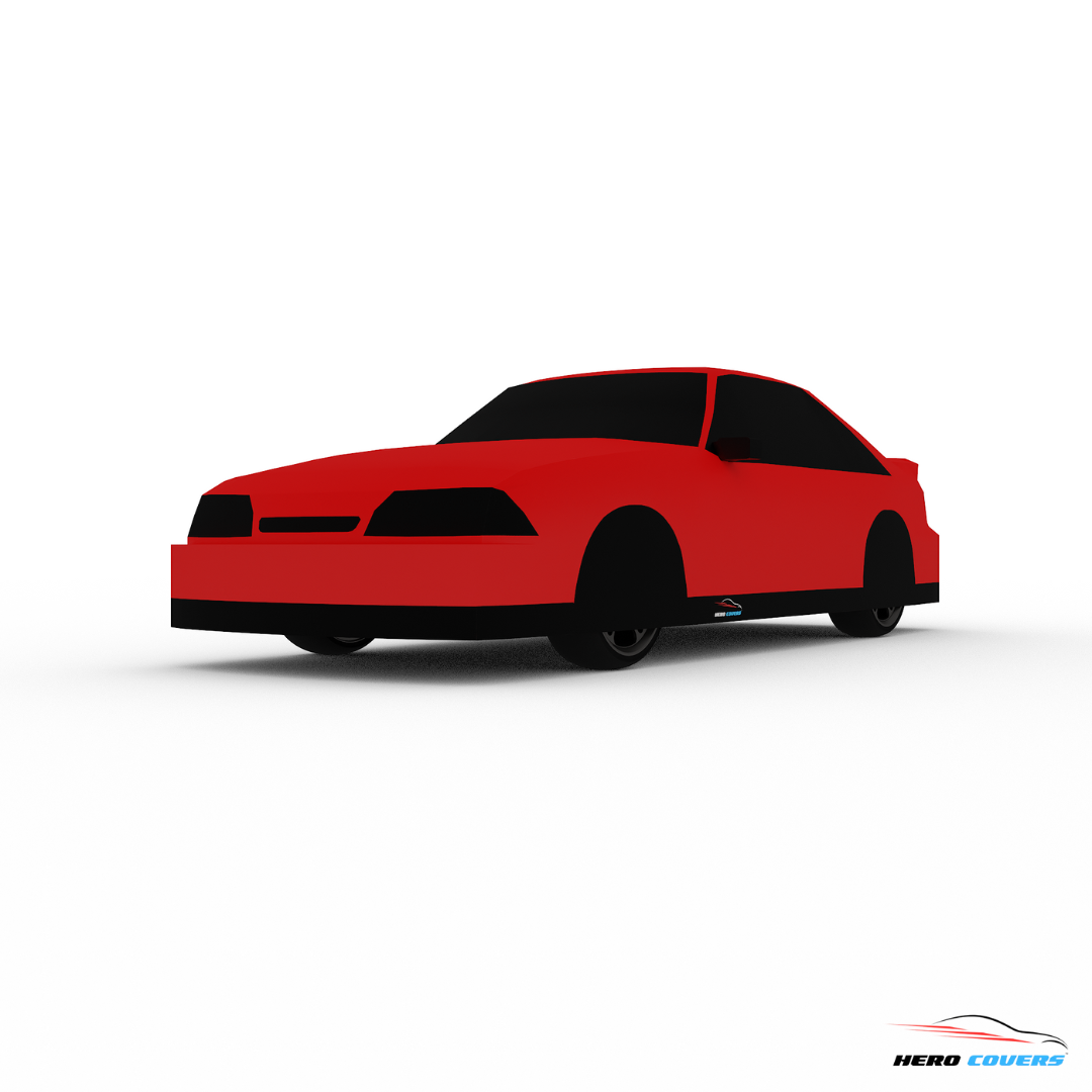 Indoor & Outdoor Car Cover | Compatible For: Ford Mustang Third Generation (1979–1993) – Fox Body