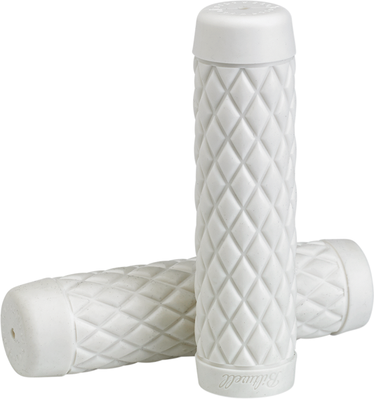 BILTWELL Grips - Torker - 7/8" - White 6705-0278